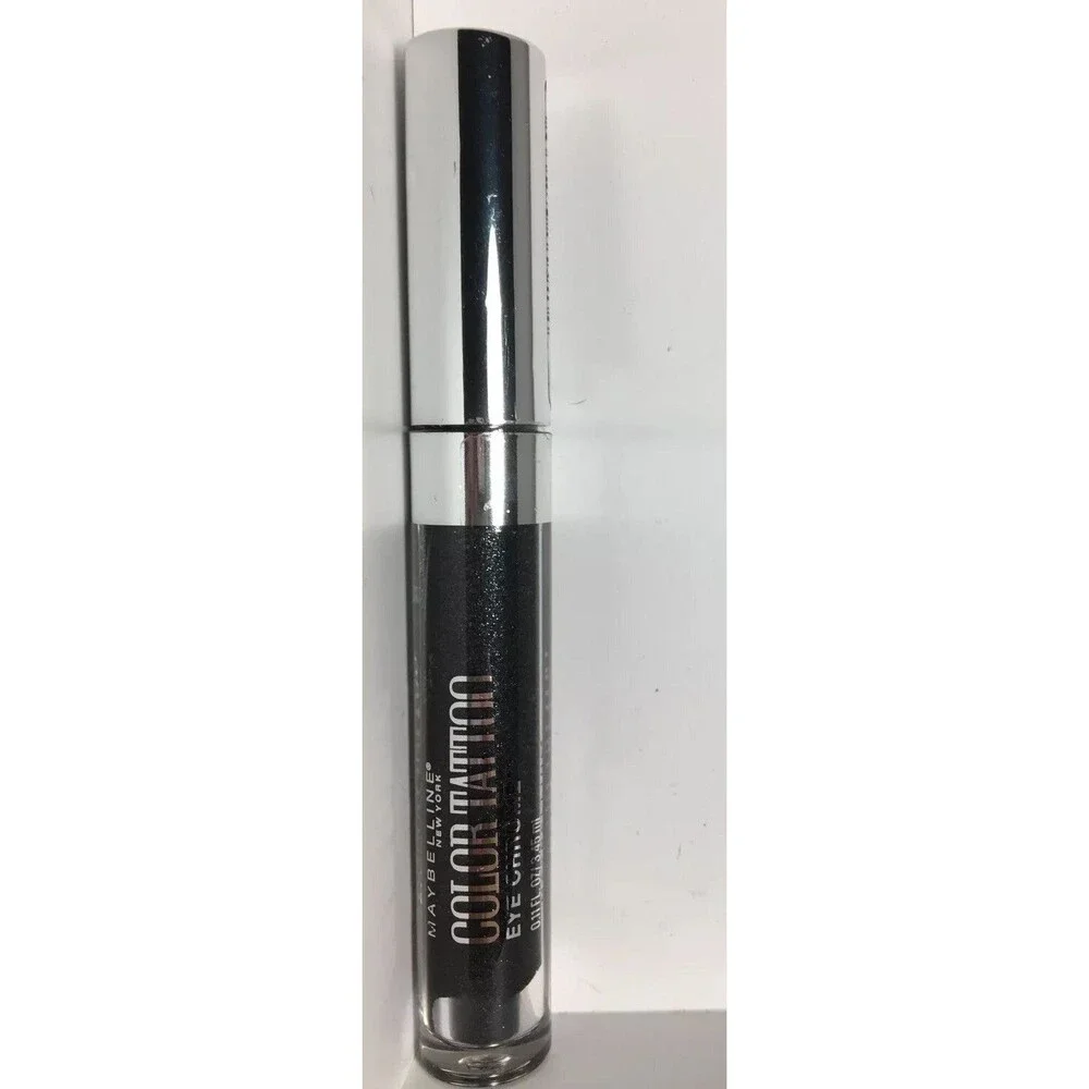 Maybelline New York Color Tattoo Eye Chrome, Gunmetal 590 0.11 Fl Oz